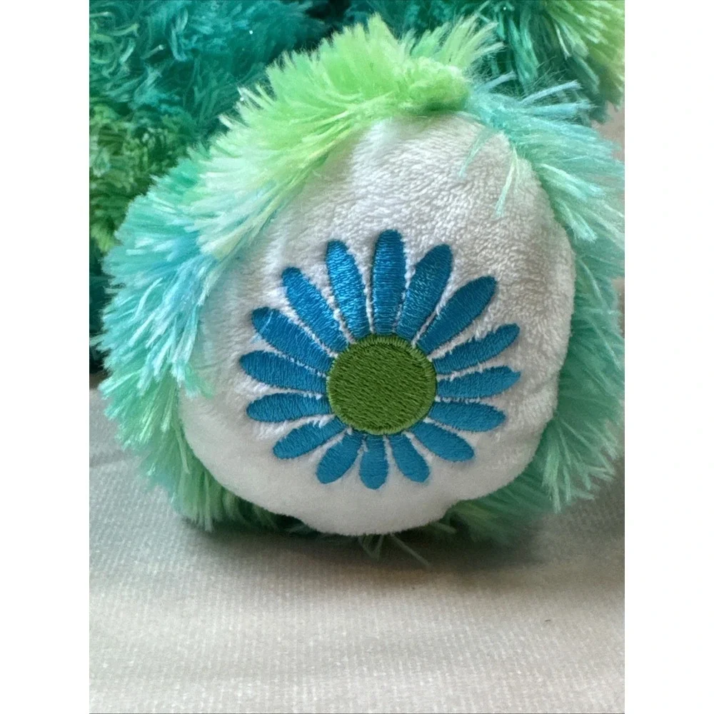 Build A Bear Summer Daisy Flower Plush Toy Blue Green Sparkle 15